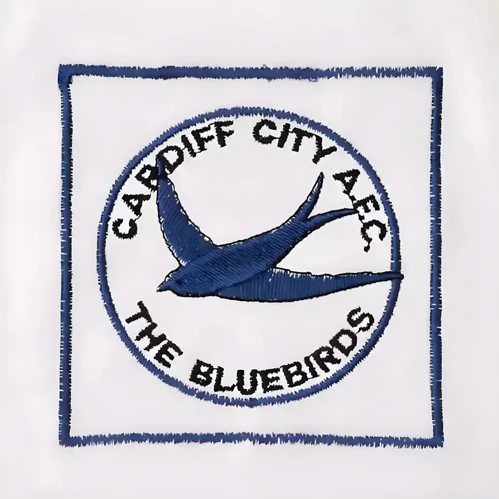 Cardiff City 1960s Away Retro Football Shirt