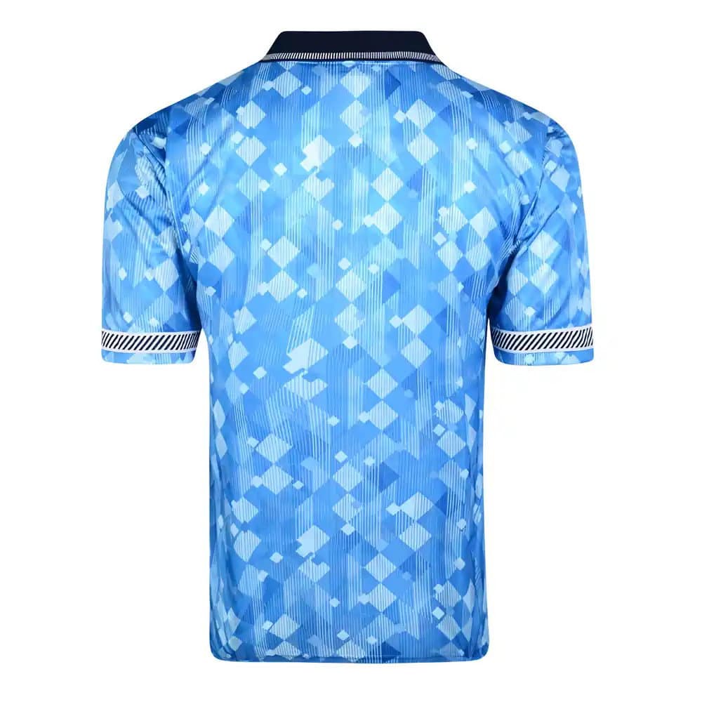 Score Draw England 1990 Third World Cup Finals Retro Football Shirt
