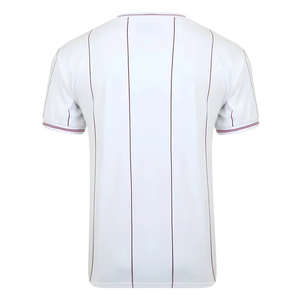 Score Draw Aston Villa 1982 Euro Final Retro Football Shirt