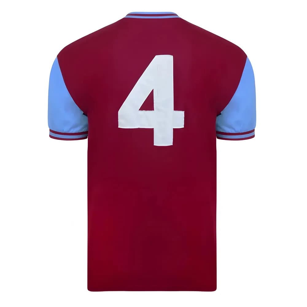 Score Draw West Ham United 1975 FA Cup Final No4 Retro Football Shirt