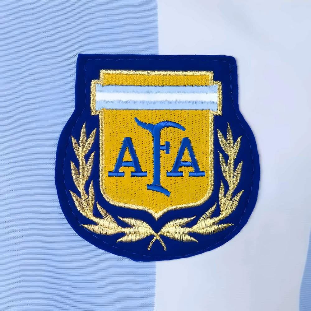 Argentina 1986 World Cup No 10 Retro Football Shirt