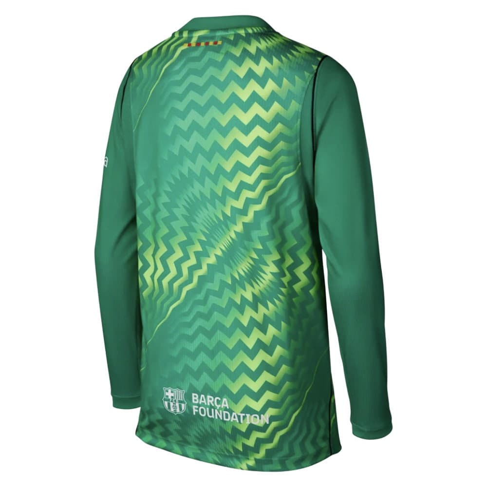 2026-2027 Barcelona Home Goalkeeper Shirt (Stadium Green) - Kids
