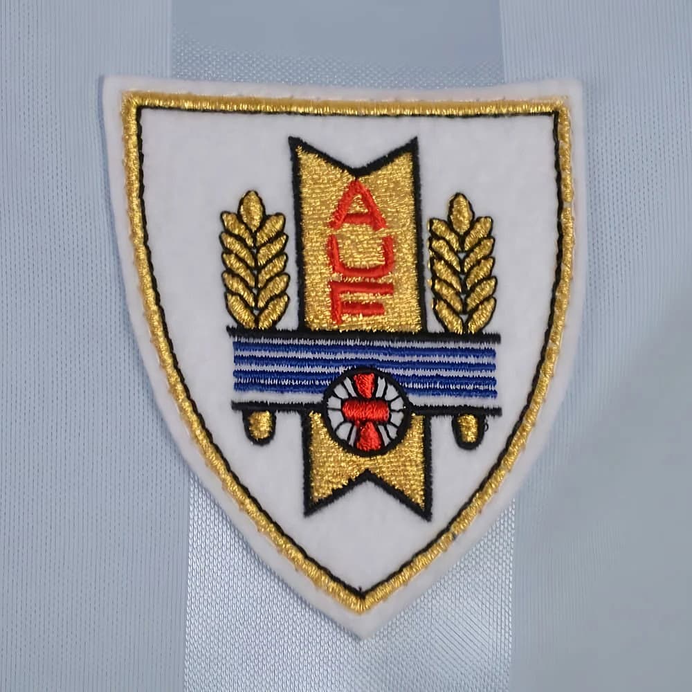 Uruguay 1986 World Cup Retro Football Shirt - Sky