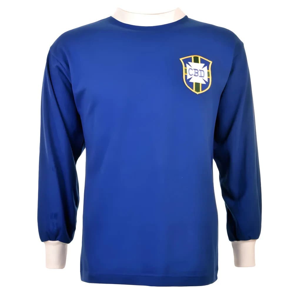 Brazil 1966 World Cup Kids Retro Football Shirt