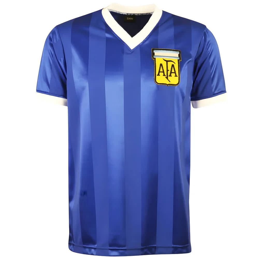 Argentina 1986 World Cup Away Kids Shirt