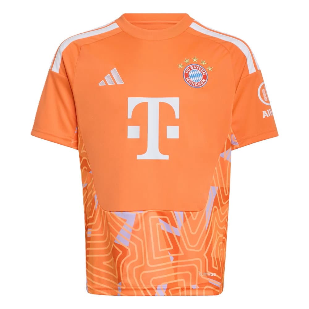 2026-2027 Bayern Munich Home Goalkeeper Shirt (Orange) - Kids